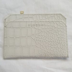 BUSCEMI WALLET NUBUCK CROC…